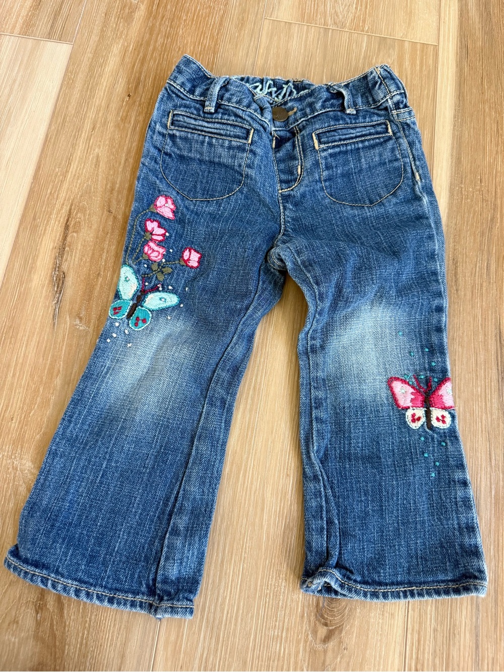 Vintage Embroidered Baby Gap Jeans